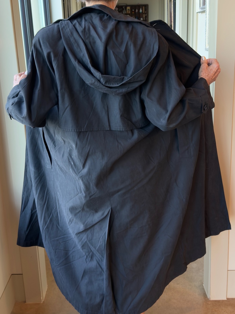 London Fog Women’s Black Trench Coat